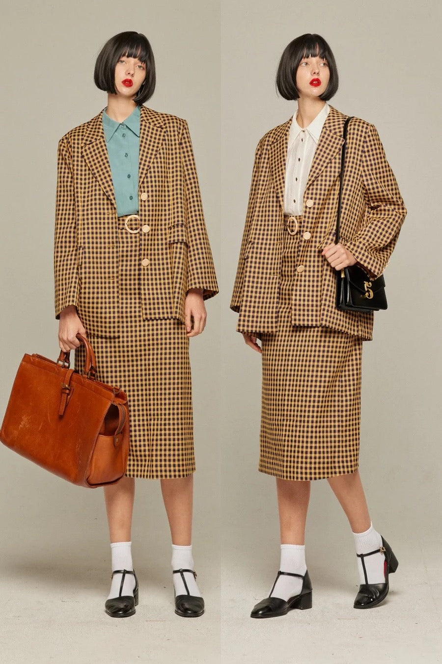 ツインルームでお願いします》チェックパターンジャケット-Light ver