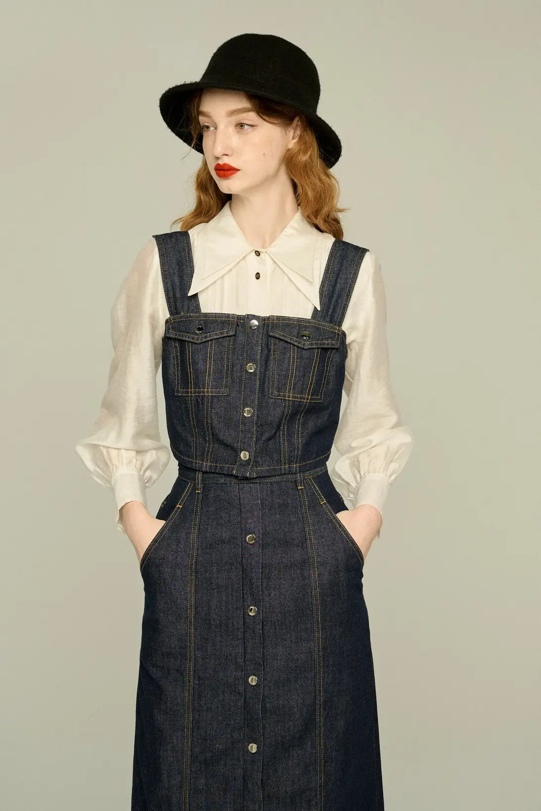 新品 tnewties 星のマークで印をつけて デニムベスト Lサイズ