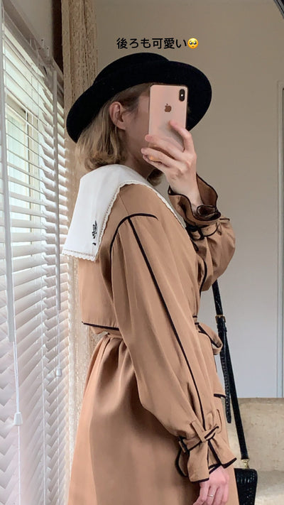 <tc>《보세요! 카나리아다!》 세일러 컬러 시누아즈리 블라우스</tc>