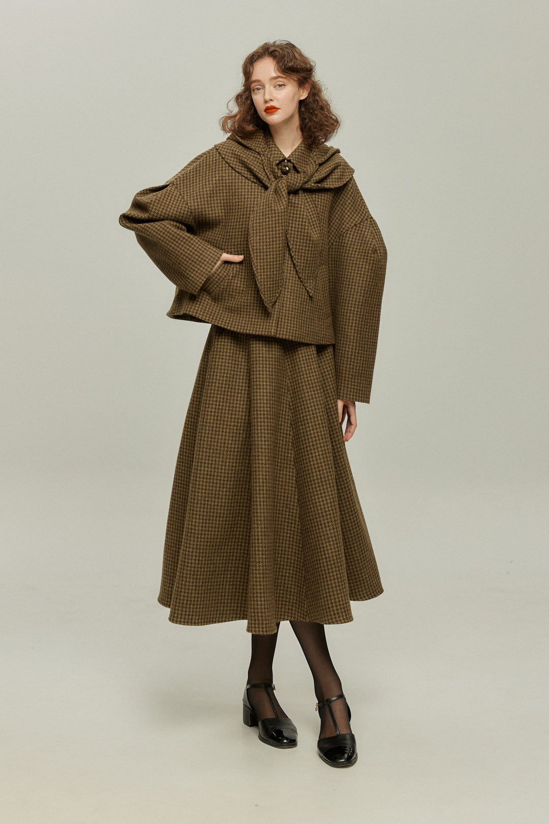 tnewties スーベニアショップに寄ろう スーベニアショップに寄ろう》バルーンスリーブリボントップス-Ivory