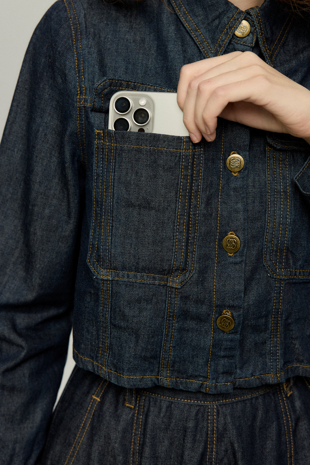 もうひとつのダイアリー》デニムジャケット-Navy – Tnewties もうひとつのダイアリー》デニムジャケット-Navy – Tnewties