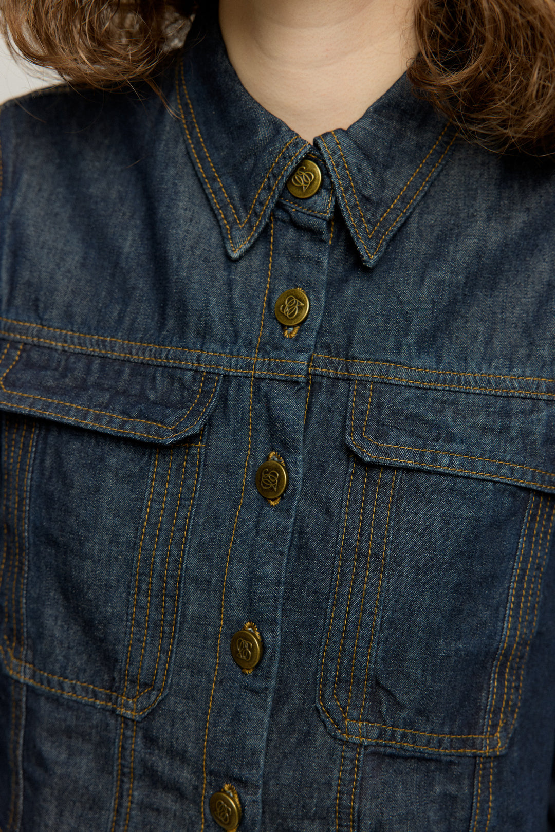 もうひとつのダイアリー》デニムジャケット-Navy – Tnewties
