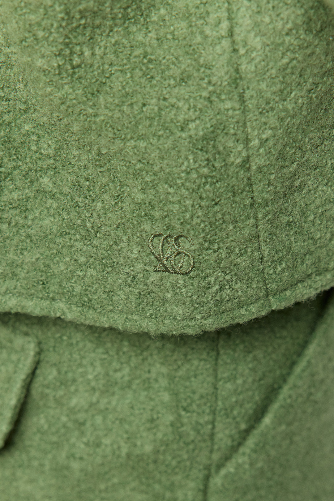 《ネイルサロンを予約しました》ハイウエストAラインスカート-Green