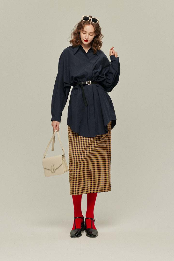 スクエアバックルレザーナローベルト – Tnewties