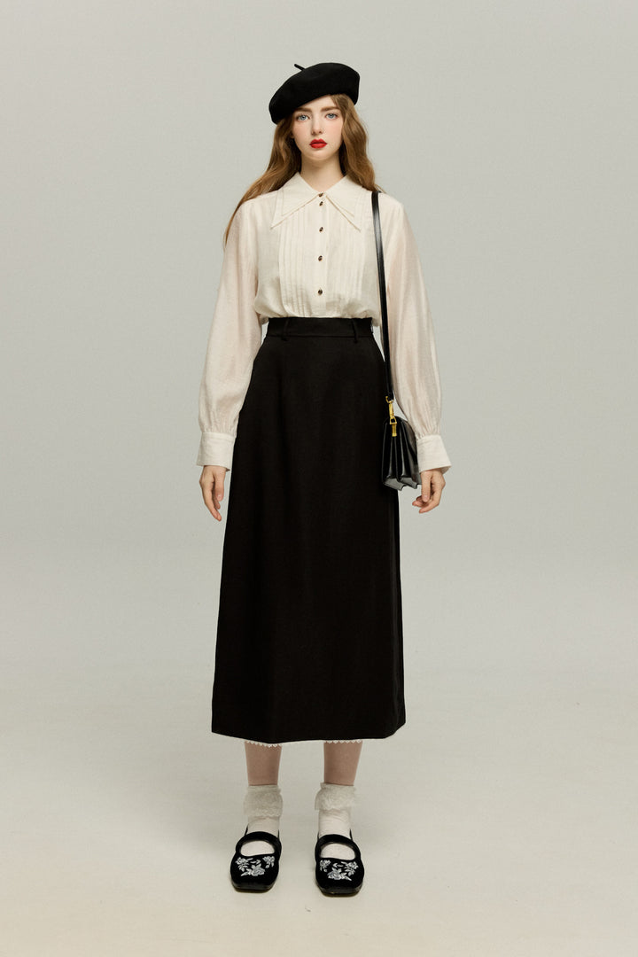 TNEWTIES《Product name》⚪︎⚪︎Flare long skirt-Color