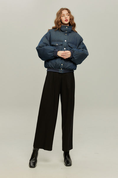 《彼をスパイとして送り込む》ダウンジャケット-Navy