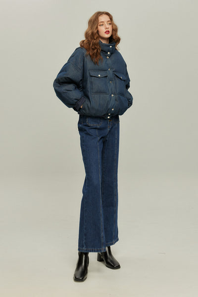 《彼をスパイとして送り込む》ダウンジャケット-Navy