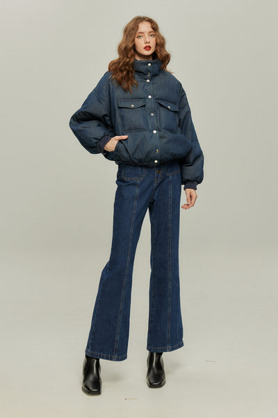 《彼をスパイとして送り込む》ダウンジャケット-Navy