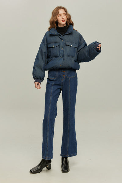 《彼をスパイとして送り込む》ダウンジャケット-Navy