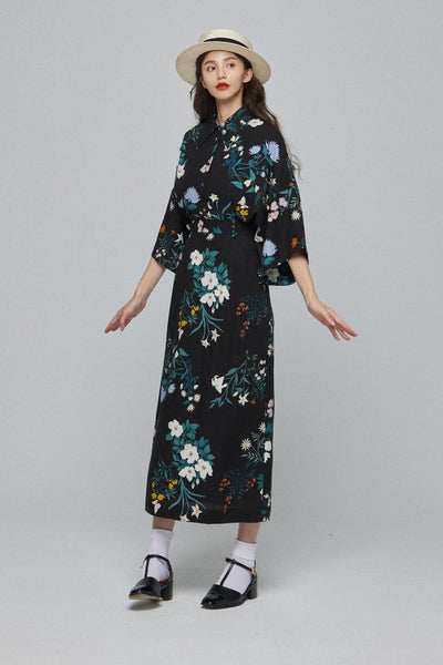 《I have to hang up now》Removable pleats jacket