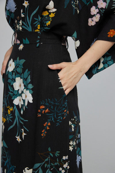 《I have to hang up now》Removable pleats jacket