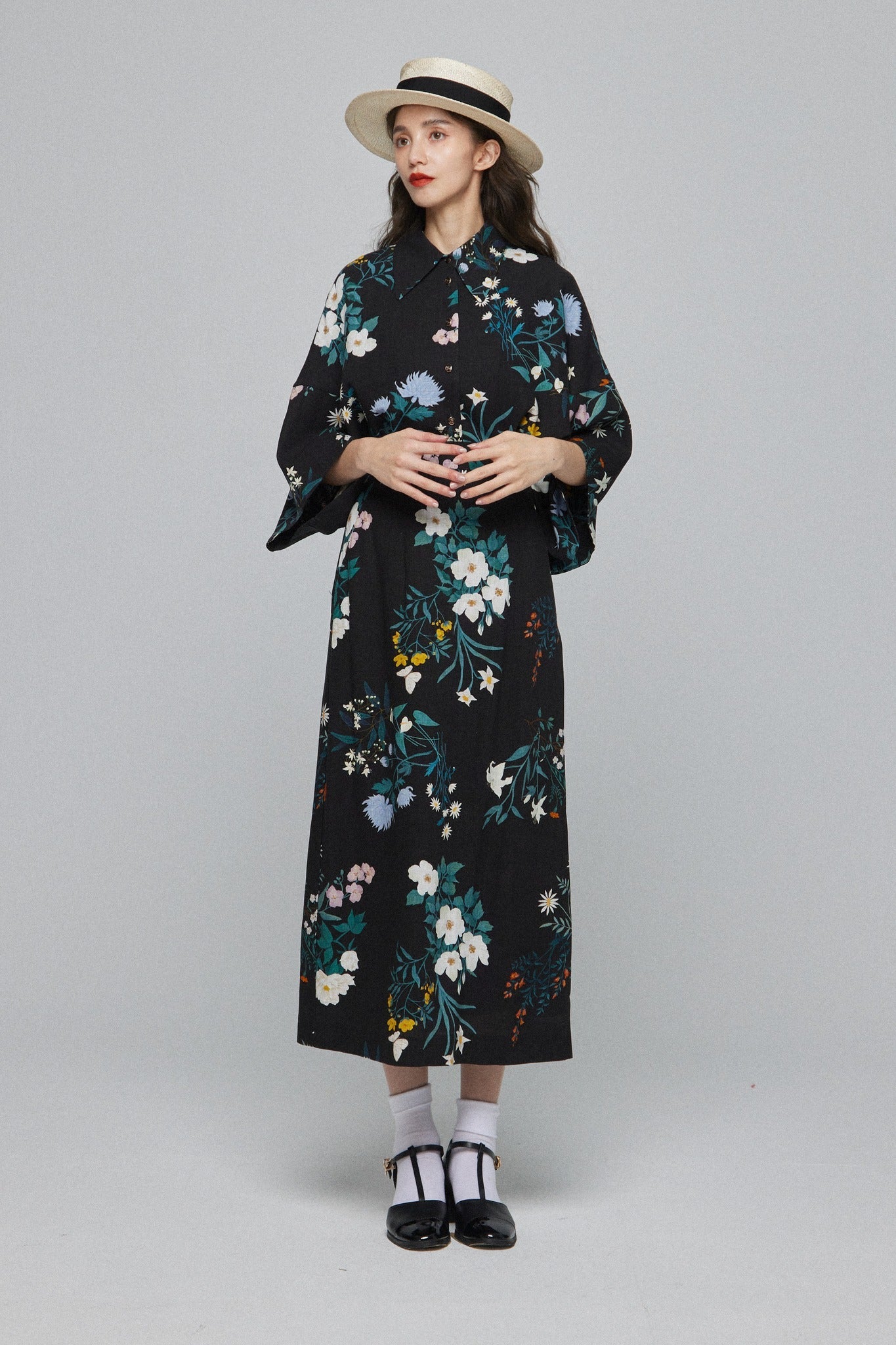 《I have to hang up now》Removable pleats jacket