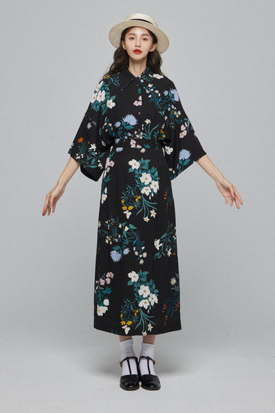 《I have to hang up now》Removable pleats jacket
