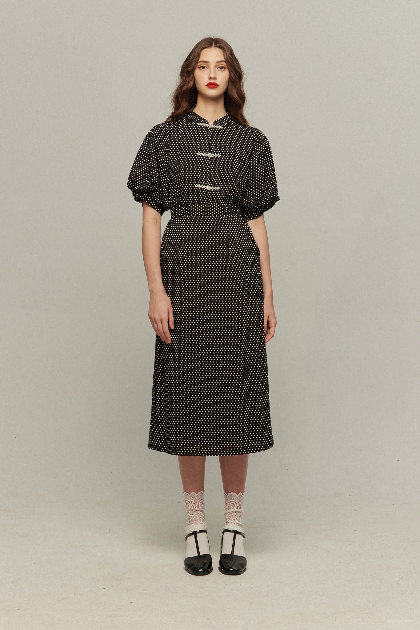 《Sunglasses for onion cut》High waisted wide leg pants