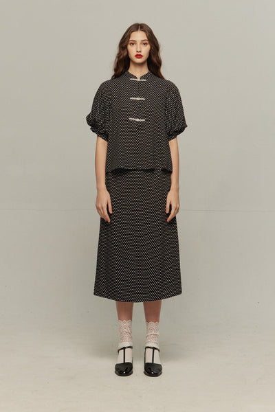 《Sunglasses for onion cut》High waisted wide leg pants
