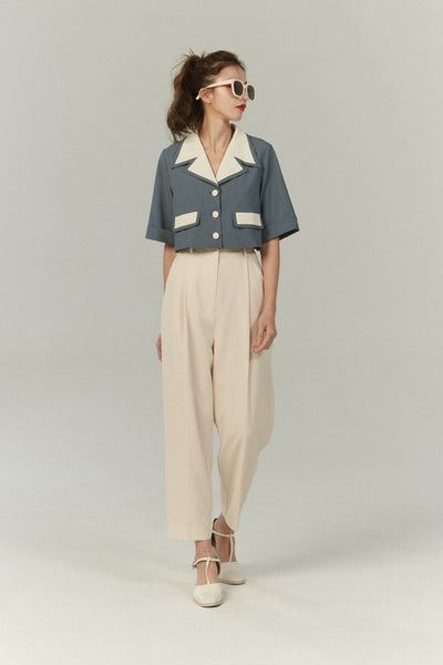 《Cast the moon spell》Flare sleeve frilled blouse