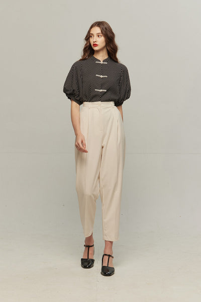 《Cast the moon spell》Flare sleeve frilled blouse