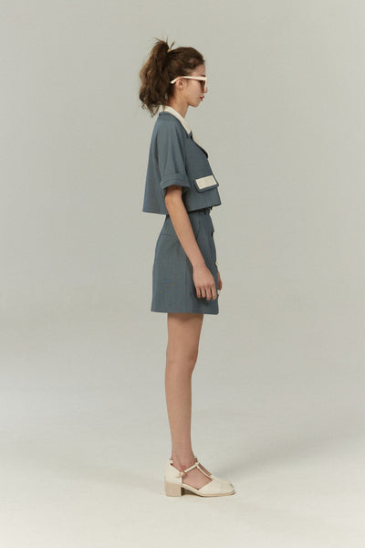 《Sunglasses for onion cut》High waisted wide leg pants
