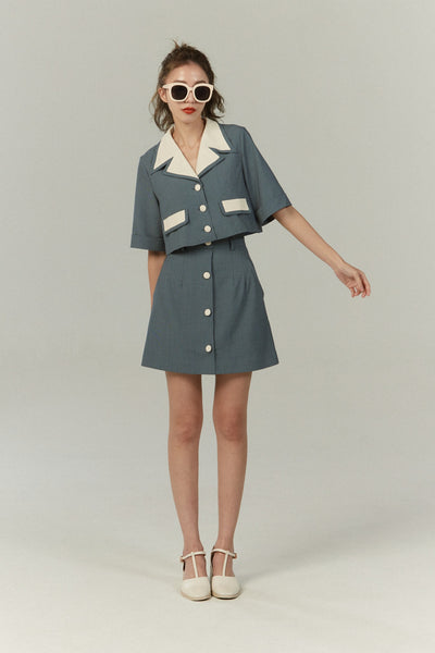 《Sunglasses for onion cut》High waisted wide leg pants