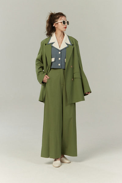 《Cast the moon spell》Flare sleeve frilled blouse