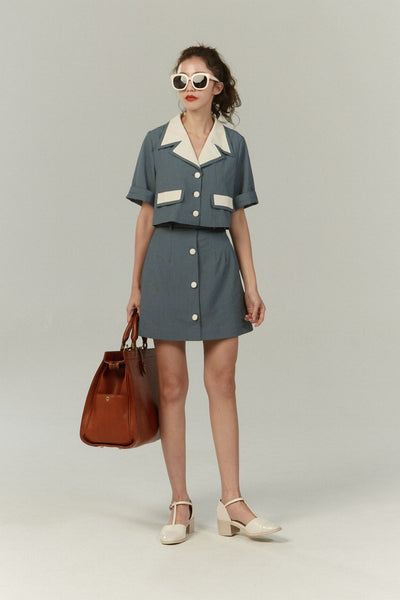 《Sunglasses for onion cut》High waisted wide leg pants