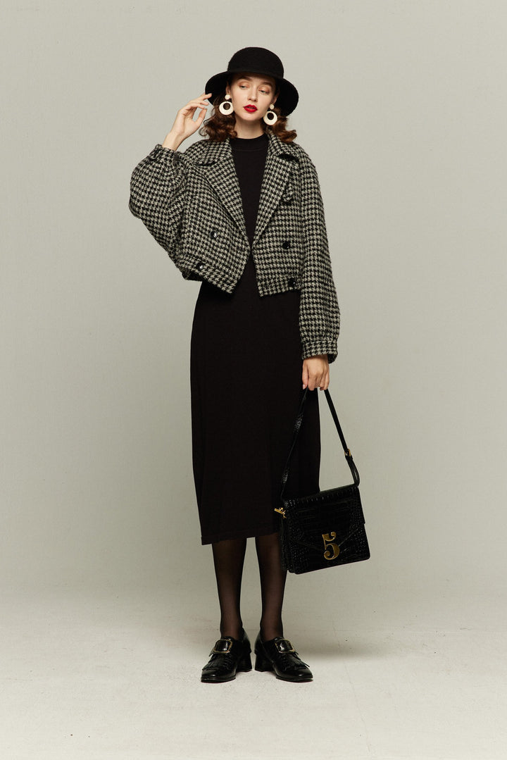 チケットはすべて完売》2wayダブルブレストデザインジャケット-Black