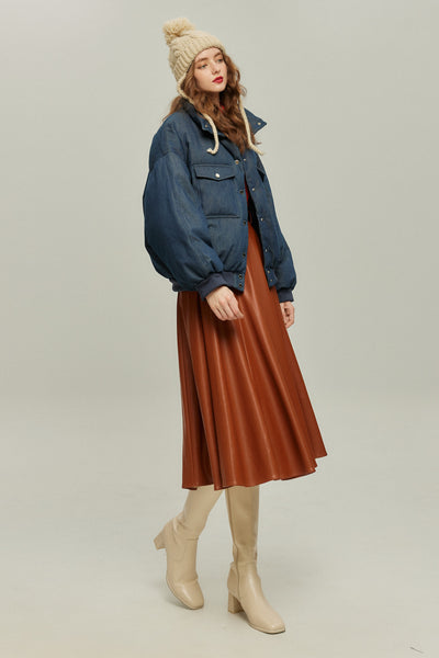 《彼をスパイとして送り込む》ダウンジャケット-Navy