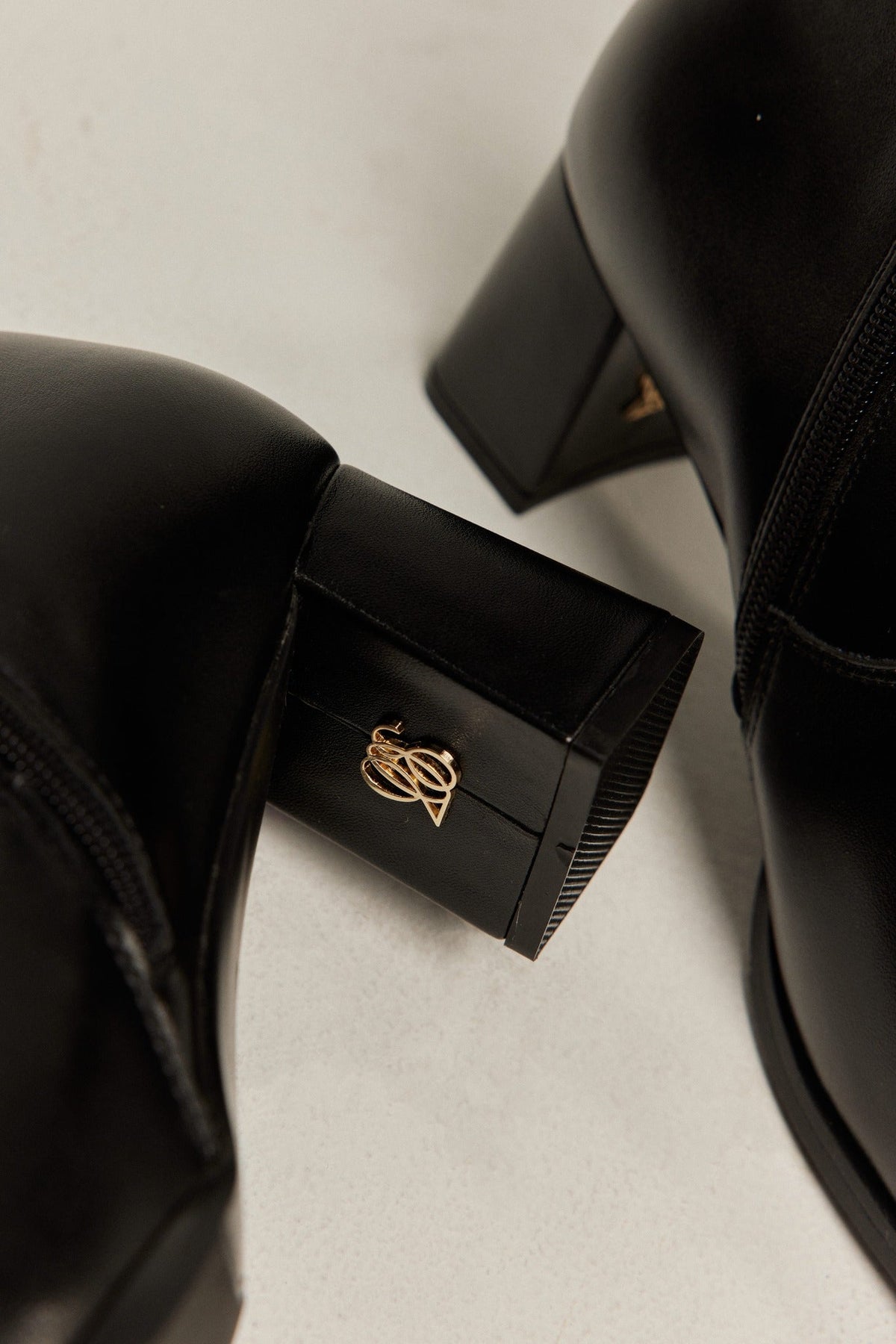 《Long heel boots》Black