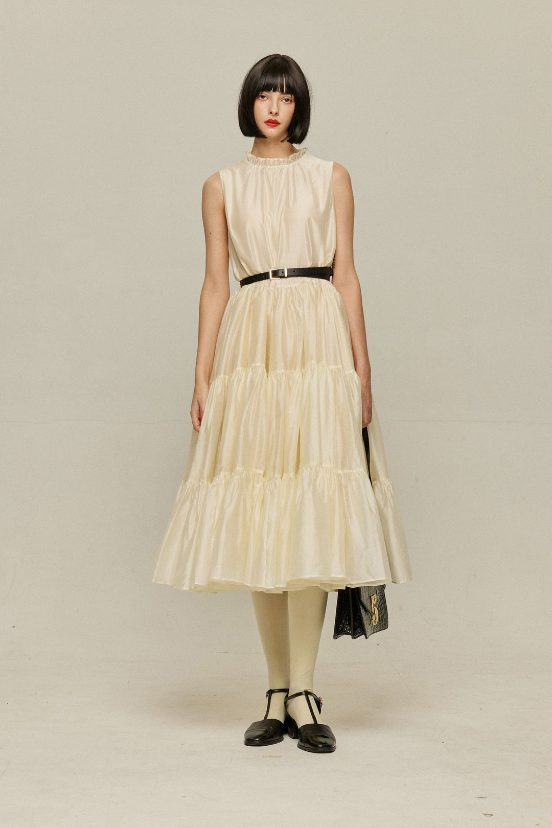 スクエアバックルレザーナローベルト – Tnewties