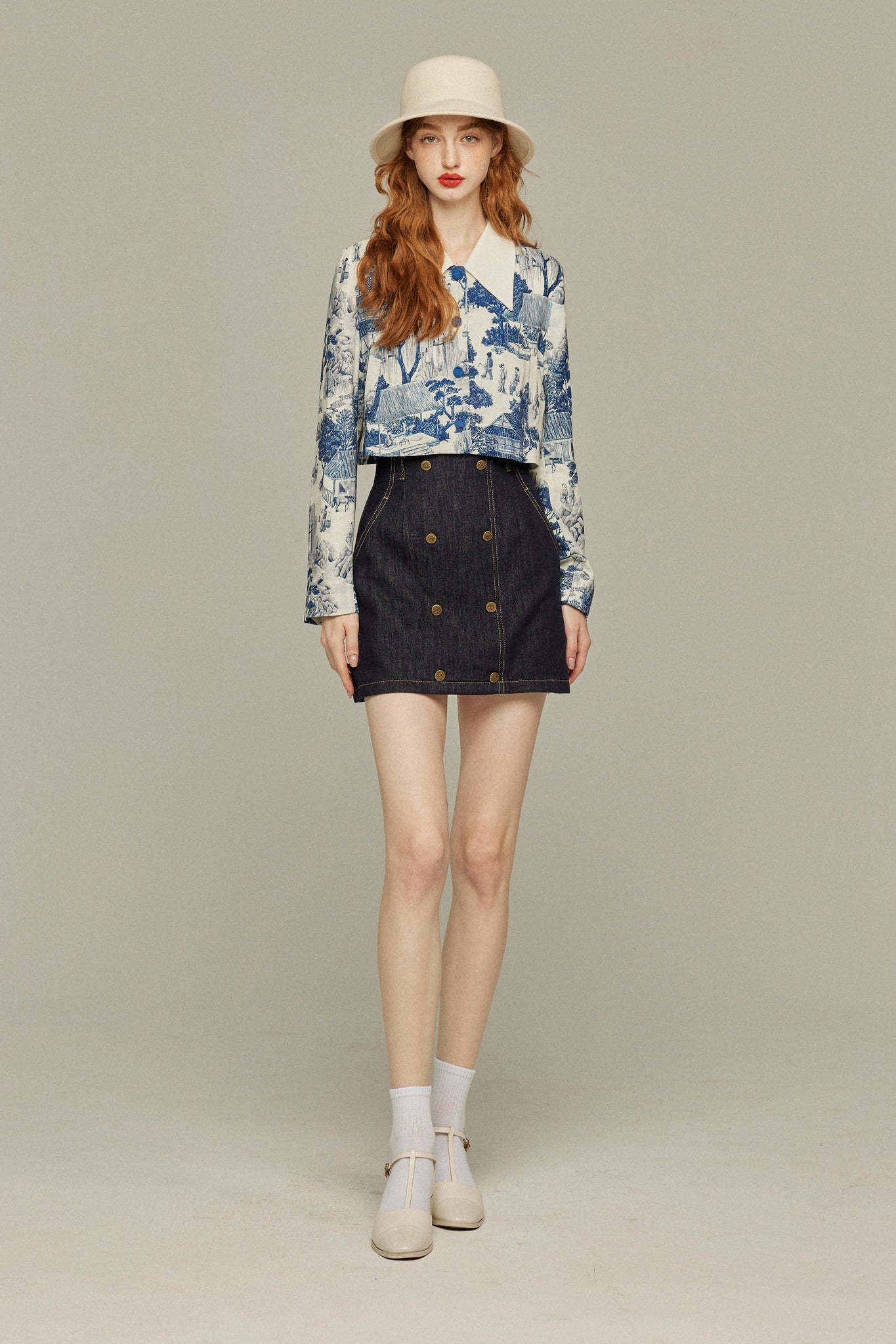 私はもう殺し屋をやめたんだ》デニムショートスカート-Navy – Tnewties