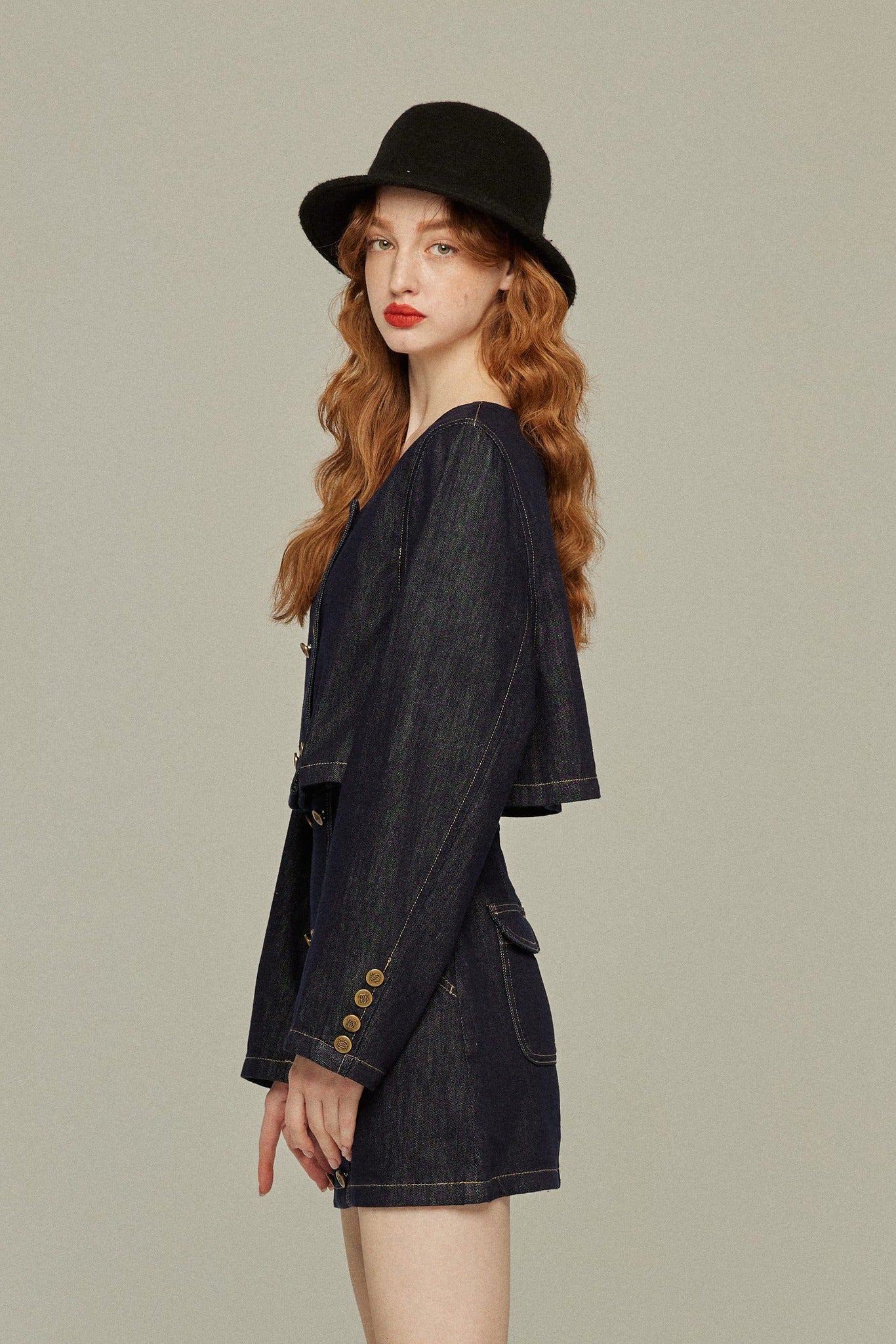 私はもう殺し屋をやめたんだ》デニムショートスカート-Navy – Tnewties