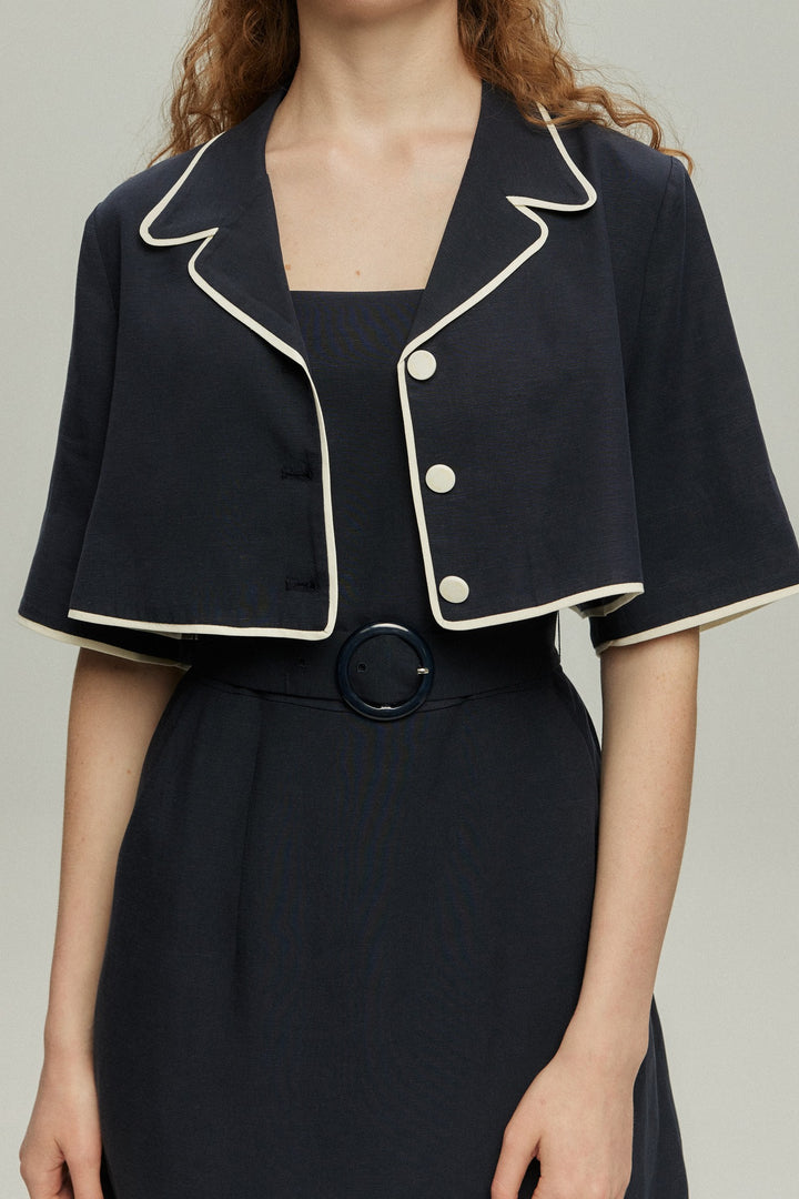 Tnewties トゥエンティーズ スクエアネックデザインハイウエストワンピース Tnewties トゥエンティーズ スクエアネックデザインハイウエスト