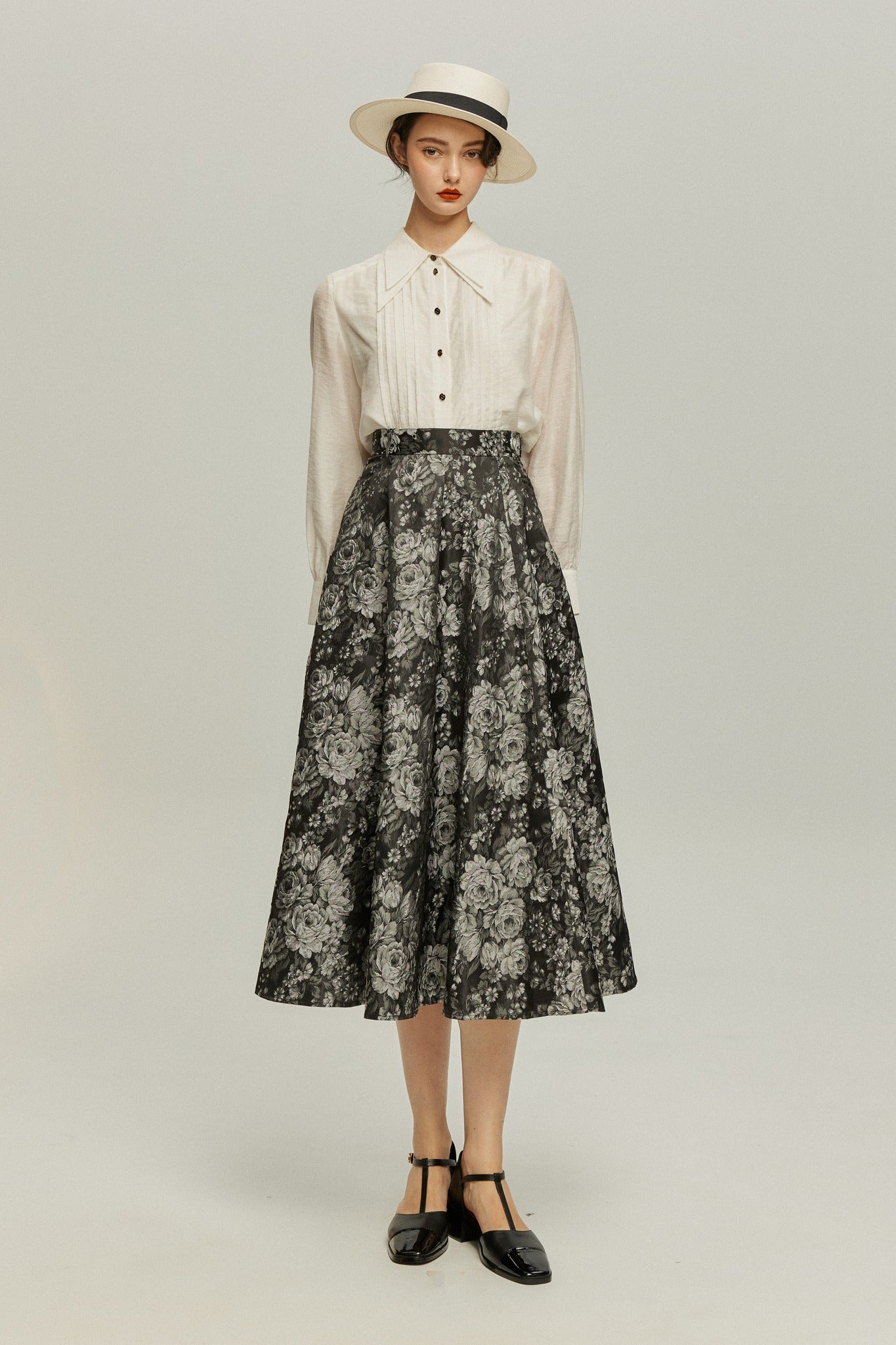 Tnewties 磨った墨を筆につけて トゥエンティーズ セットアップ スカート SKIRTS – Tnewties
