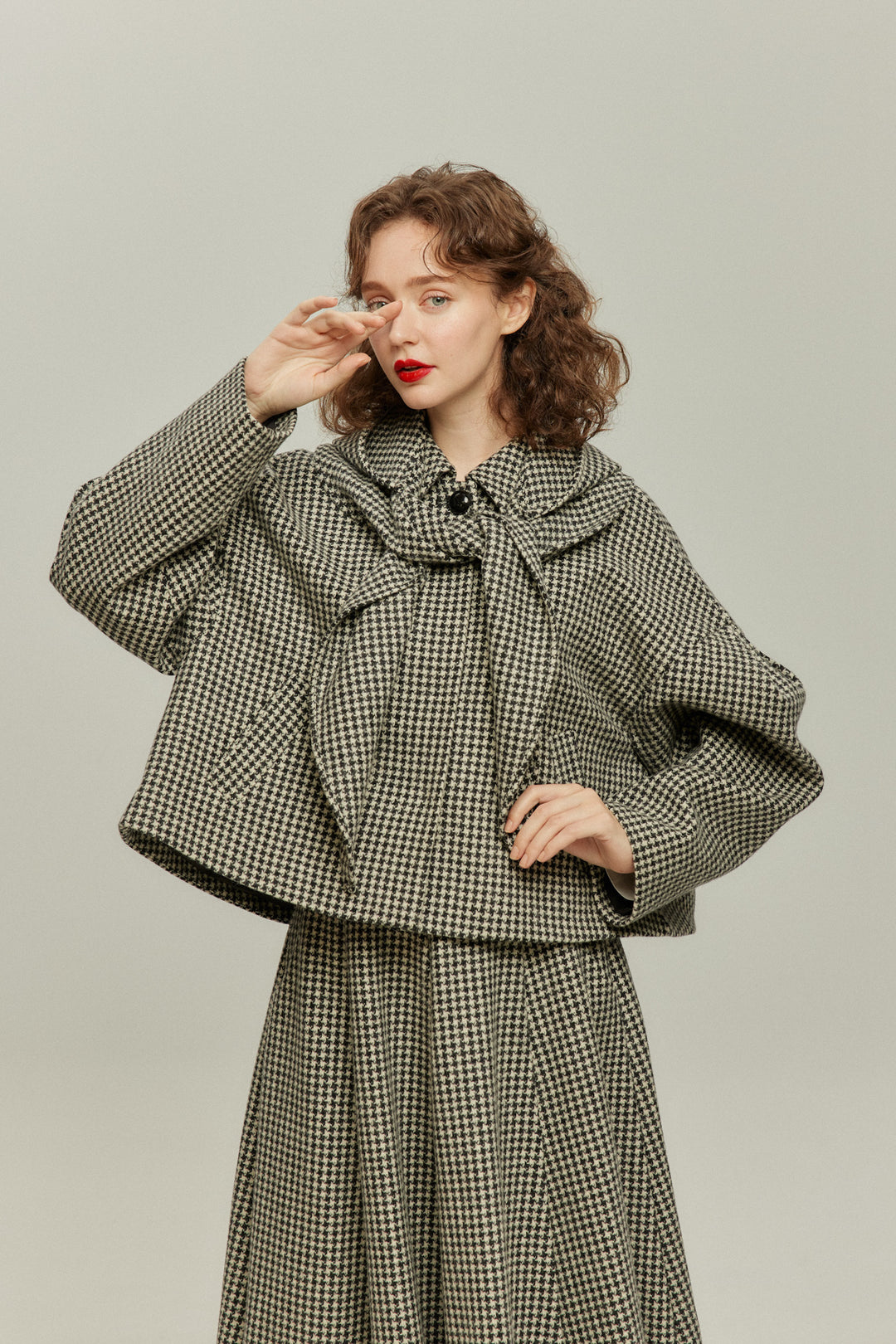 【8月限定セール中】Tnewties トゥエンティーズ チケットは全て完売 チケットはすべて完売》2wayダブルブレストデザインジャケット-Black