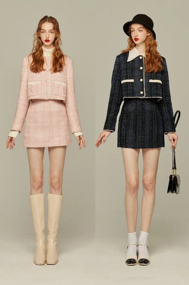 Tnewties 予約したのはファーストクラス ジャケット スカート pink 8157FCF4-3EAF-446F-9A64-