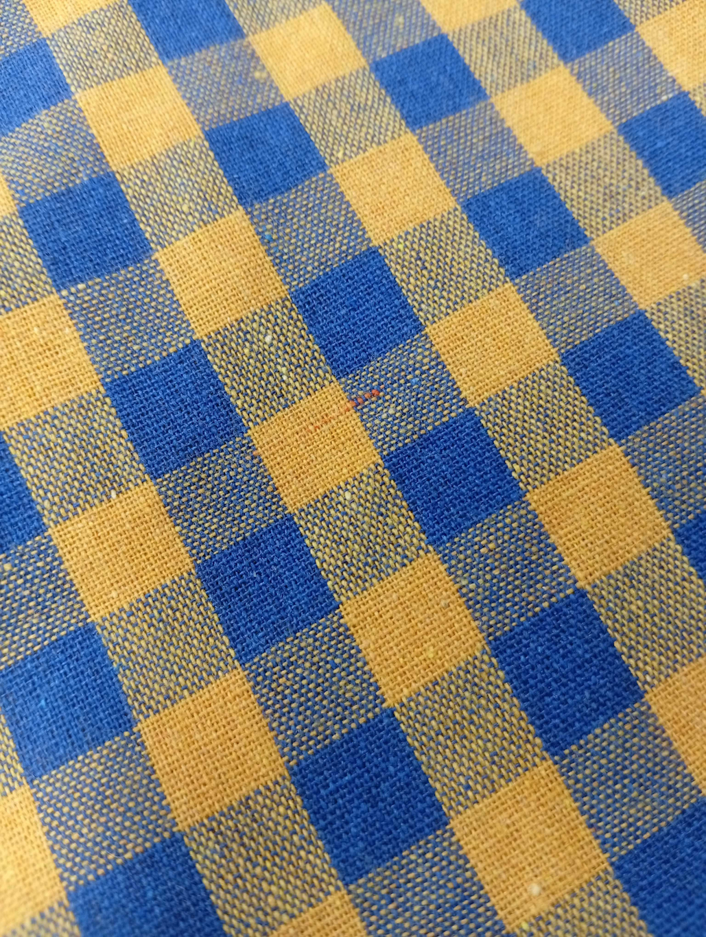 《パン屋から噂話が流れてきた》ハイウエストフレアチェックスカート-Yellow