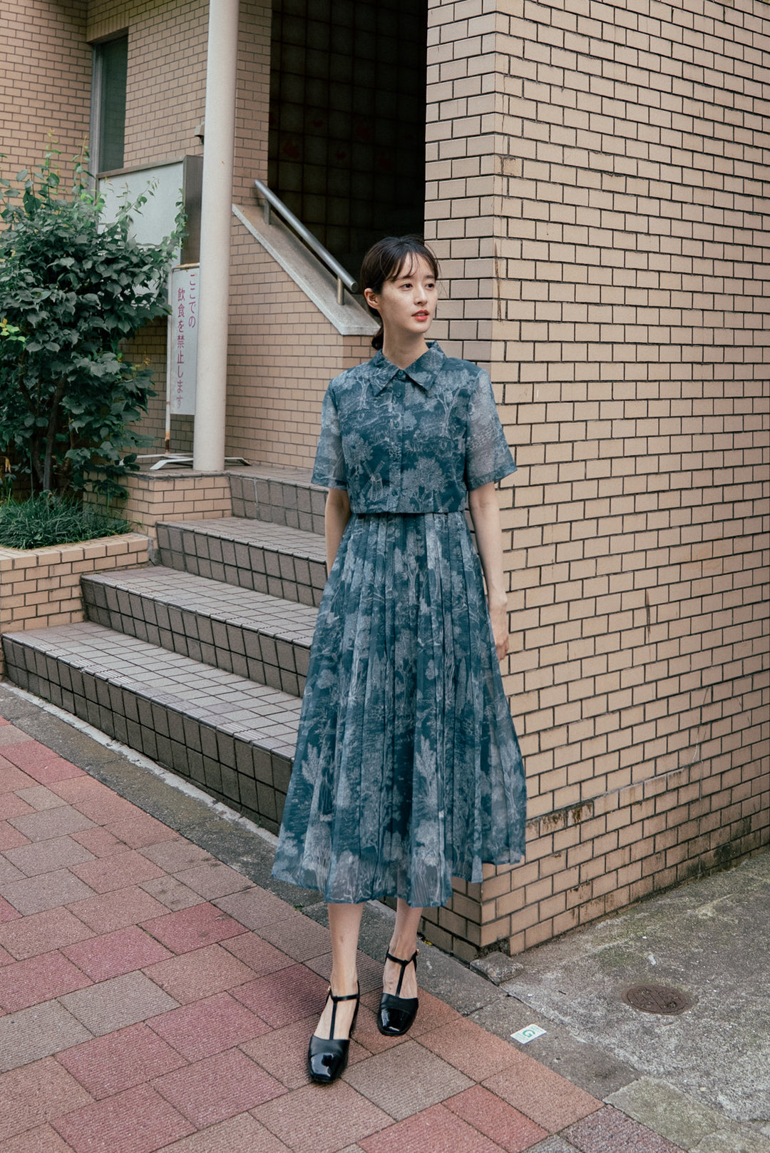 《これは非売品です。》クロップドトップス-Green