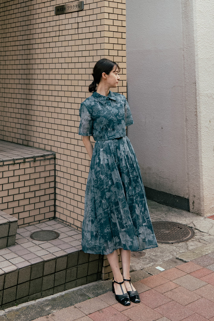 《これは非売品です。》クロップドトップス-Green