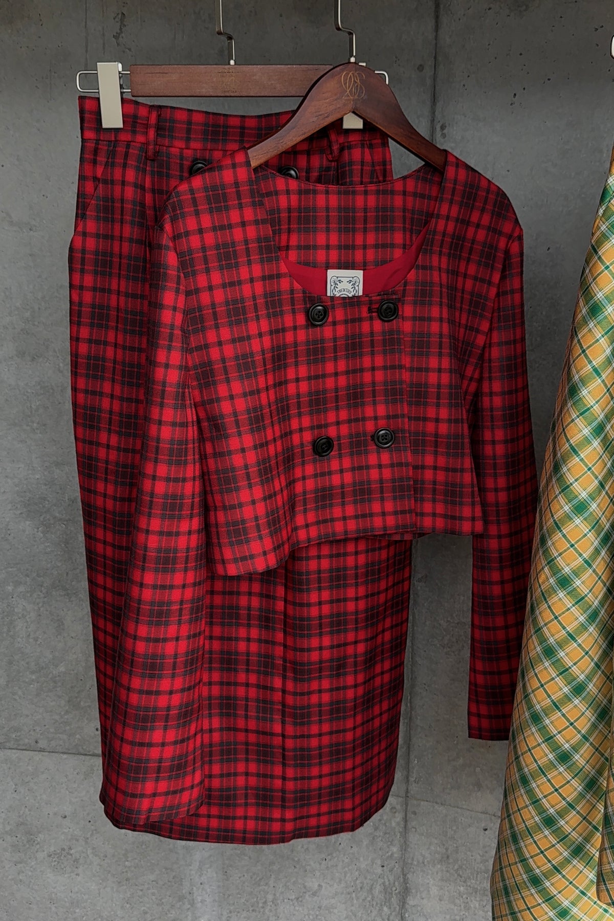 《What Shape Is the Pasta?》 Skirt-Red