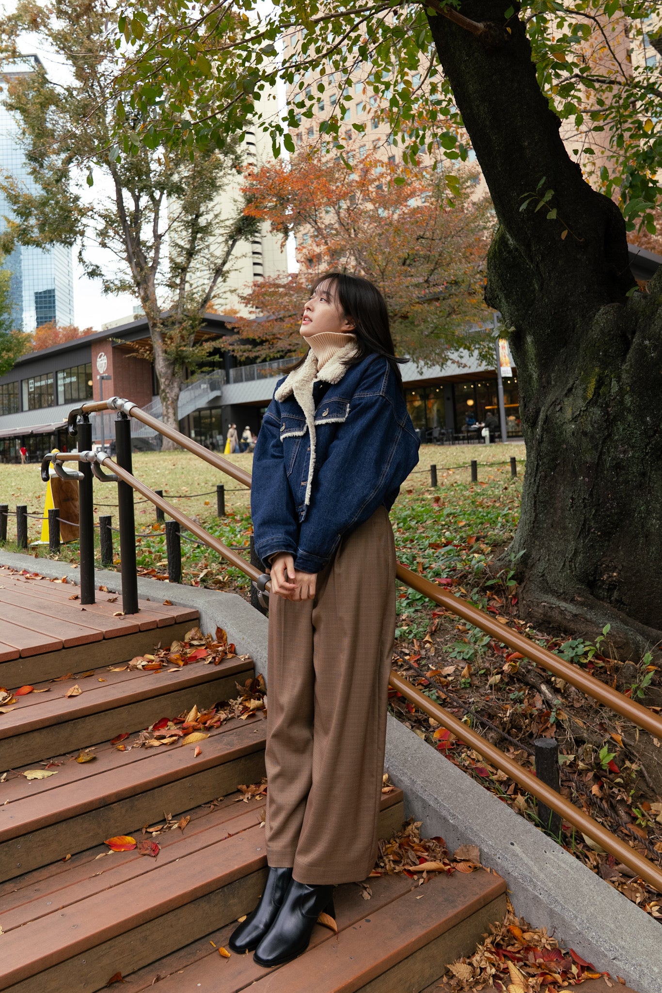 <tc>《트윈룸으로 부탁해요》 체크패턴 재킷-Dark ver.</tc>