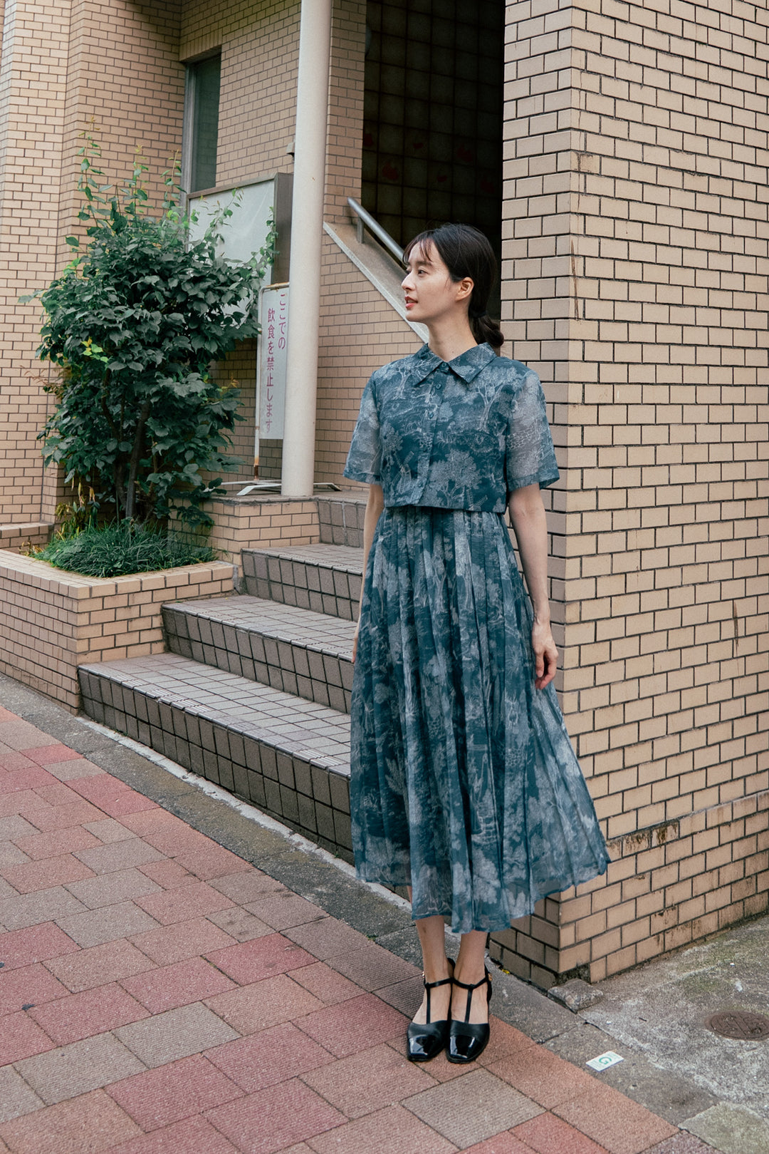 《これは非売品です。》クロップドトップス-Green