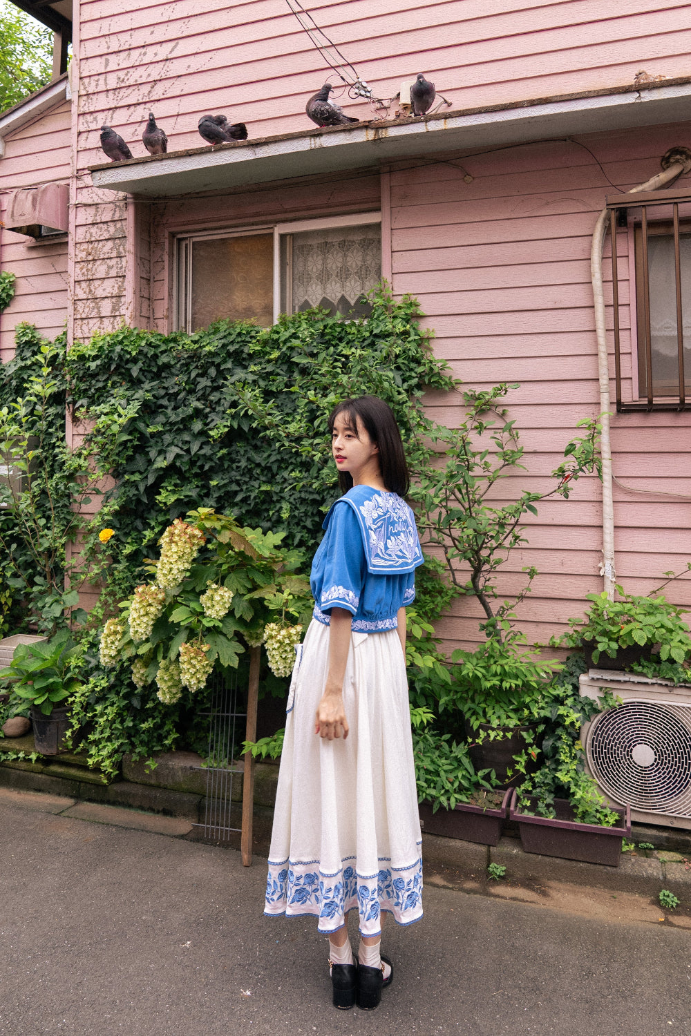 歯の妖精なんていない》セーラーカラートップス-Blue – Tnewties