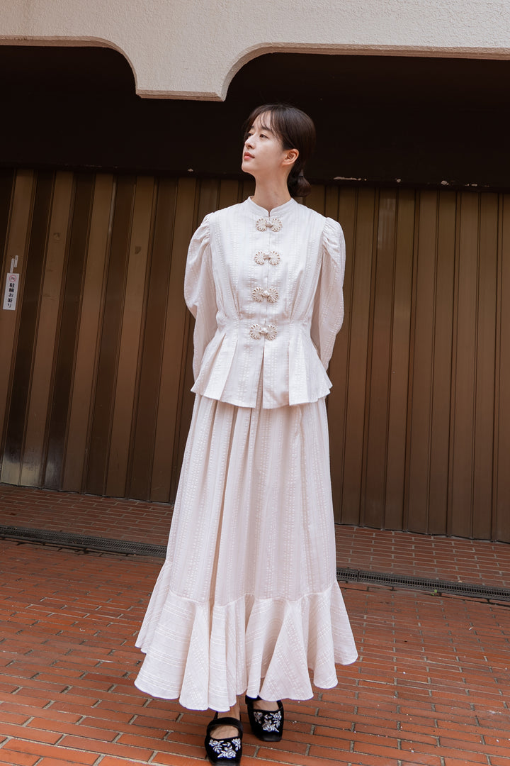 TNEWTIES《Product name》⚪︎⚪︎Flare long skirt-Color