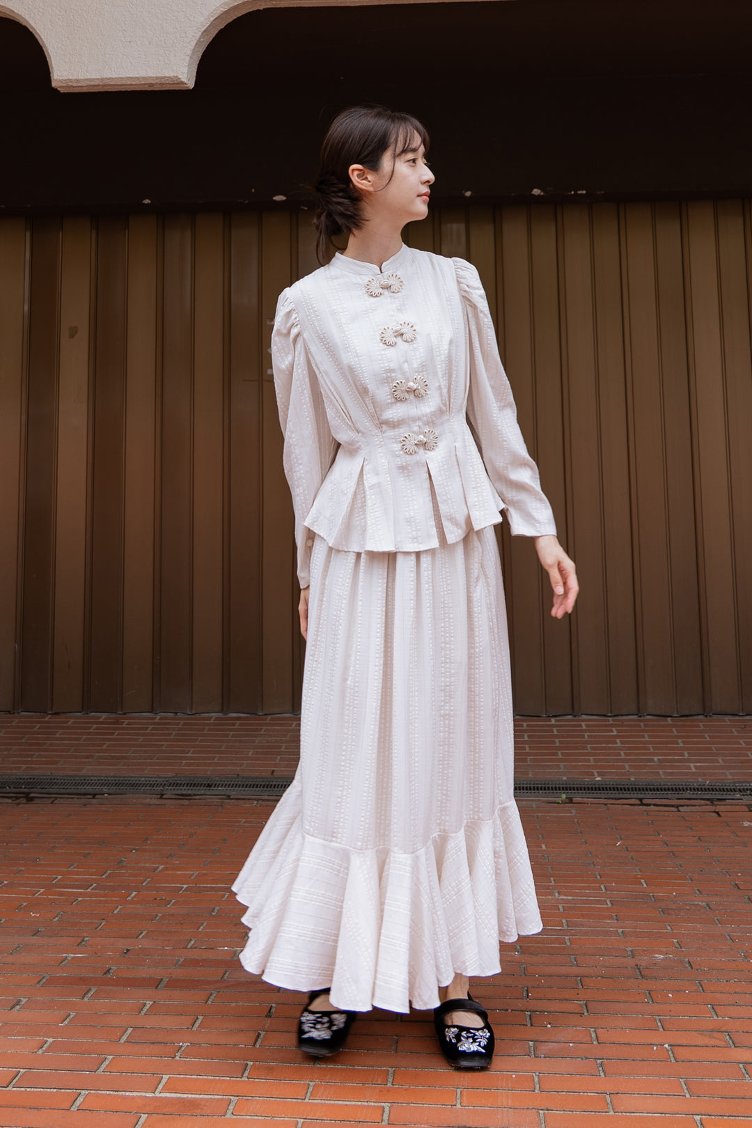 TNEWTIES《Product name》⚪︎⚪︎Flare long skirt-Color
