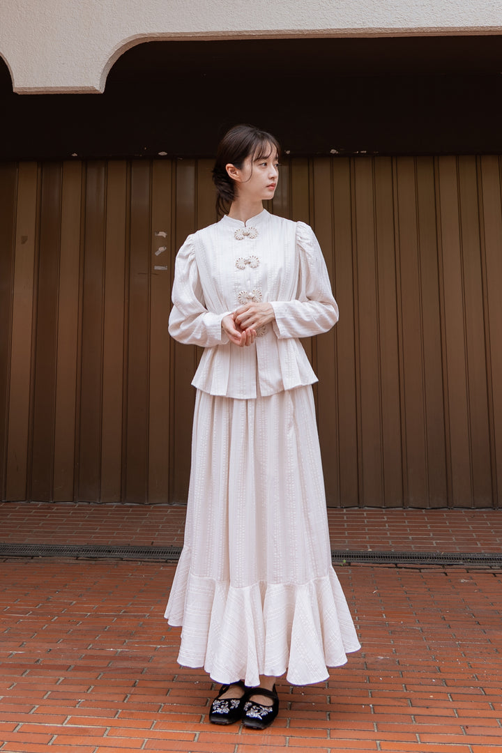 TNEWTIES《Product name》⚪︎⚪︎Flare long skirt-Color