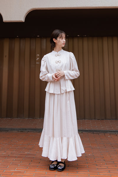 TNEWTIES《Product name》⚪︎⚪︎Flare long skirt-Color