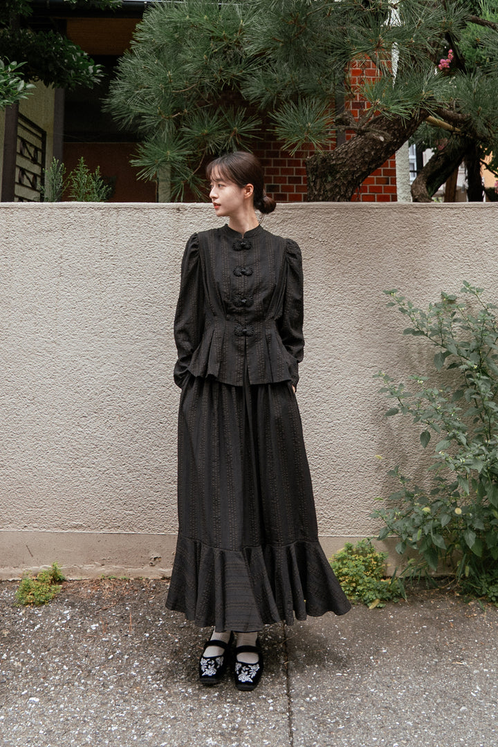 TNEWTIES《Product name》⚪︎⚪︎Flare long skirt-Color