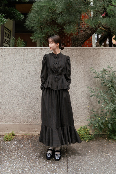 TNEWTIES《Product name》⚪︎⚪︎Flare long skirt-Color