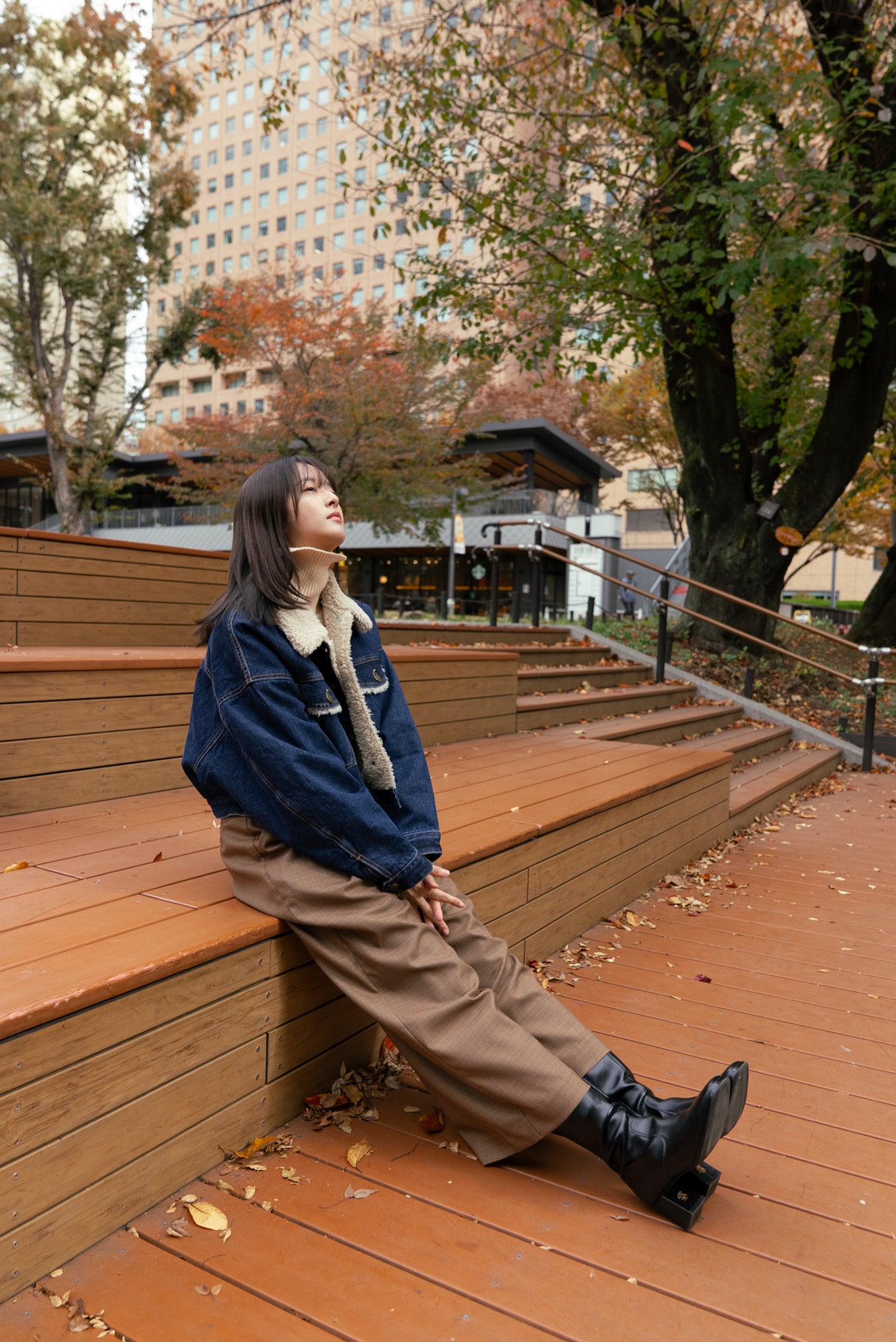 <tc>《트윈룸으로 부탁해요》 체크패턴 재킷-Dark ver.</tc>