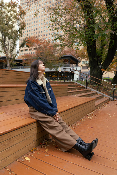 <tc>《트윈룸으로 부탁해요》 체크패턴 재킷-Dark ver.</tc>